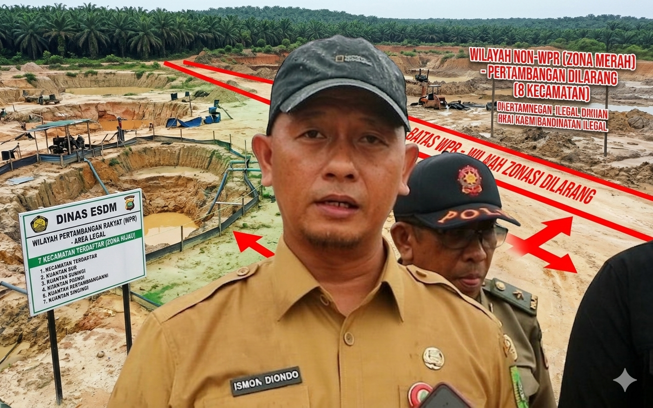IPIPR Kuansing Hanya untuk 7 Kecamatan, Wilayah Luar Zonasi WPR Tetap Terlarang