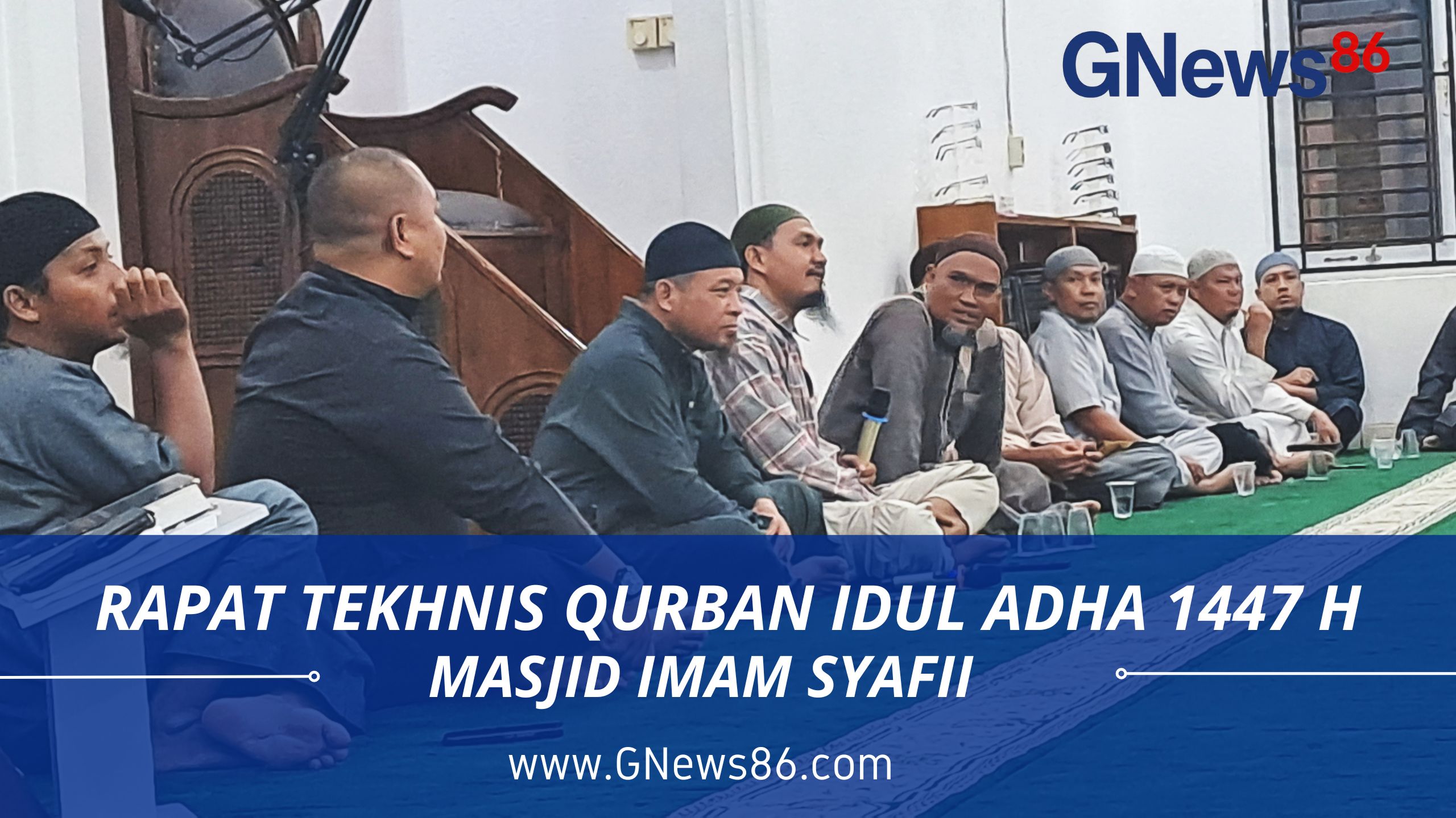 Persiapan Teknis Qurban 1447 H Masjid Imam Syafi’i Kuansing Berjalan Matang