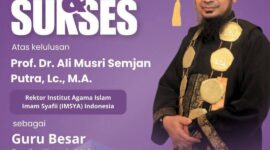 Prof. Dr. Ali Musri Semjan Putra, Lc., M.A. (Dok.Istimewa)