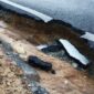 Jalan Inpres Bukit Kanduang Solok Mulai Rusak Terkikis (Dok.GNews86)