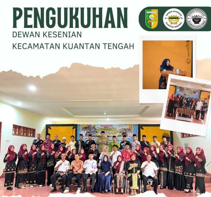 Pengurus Dewan Kesenian Kecamatan (DKC) Kuantan Tengah periode 2026-2030 (Dok.GNews86)