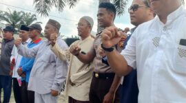 Pejabat Yang Hadir dalam Acara Peresmian Timbang Digital Sawit di Desa Air Mas Singingi (Dok.Nursahid/GNews86)