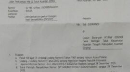 SP2HP Laporan Dugaan Pemalsuan Dokumen P3K Pemkab Kuansing (Dok.Cakaplah)