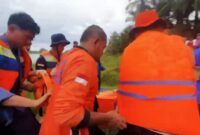 Jasad Riko Rikardo (26) ditemukan dalam kondisi tidak bernyawa oleh Tim SAR (Dok.GNews86)