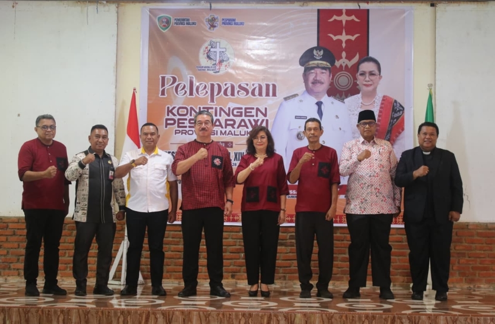Harmoni dari Timur Menuju Panggung Nasional Gubernur Maluku Hendrik Lewerissa melepas 272 peserta Kontingen Pesparawi Maluku yang akan mengikuti Pesparawi Nasional XIV Tahun 2026 di Manokwari, Papua Barat.