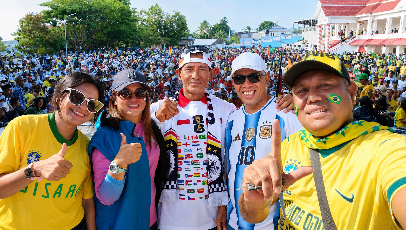 Pesta Bola, Jembatan Persaudaraan Kei Ribuan warga Kota Tual dan Kepulauan Kei mengikuti kegiatan kebersamaan menyambut Piala Dunia 2026 yang disebut memperkuat persaudaraan masyarakat Kei.