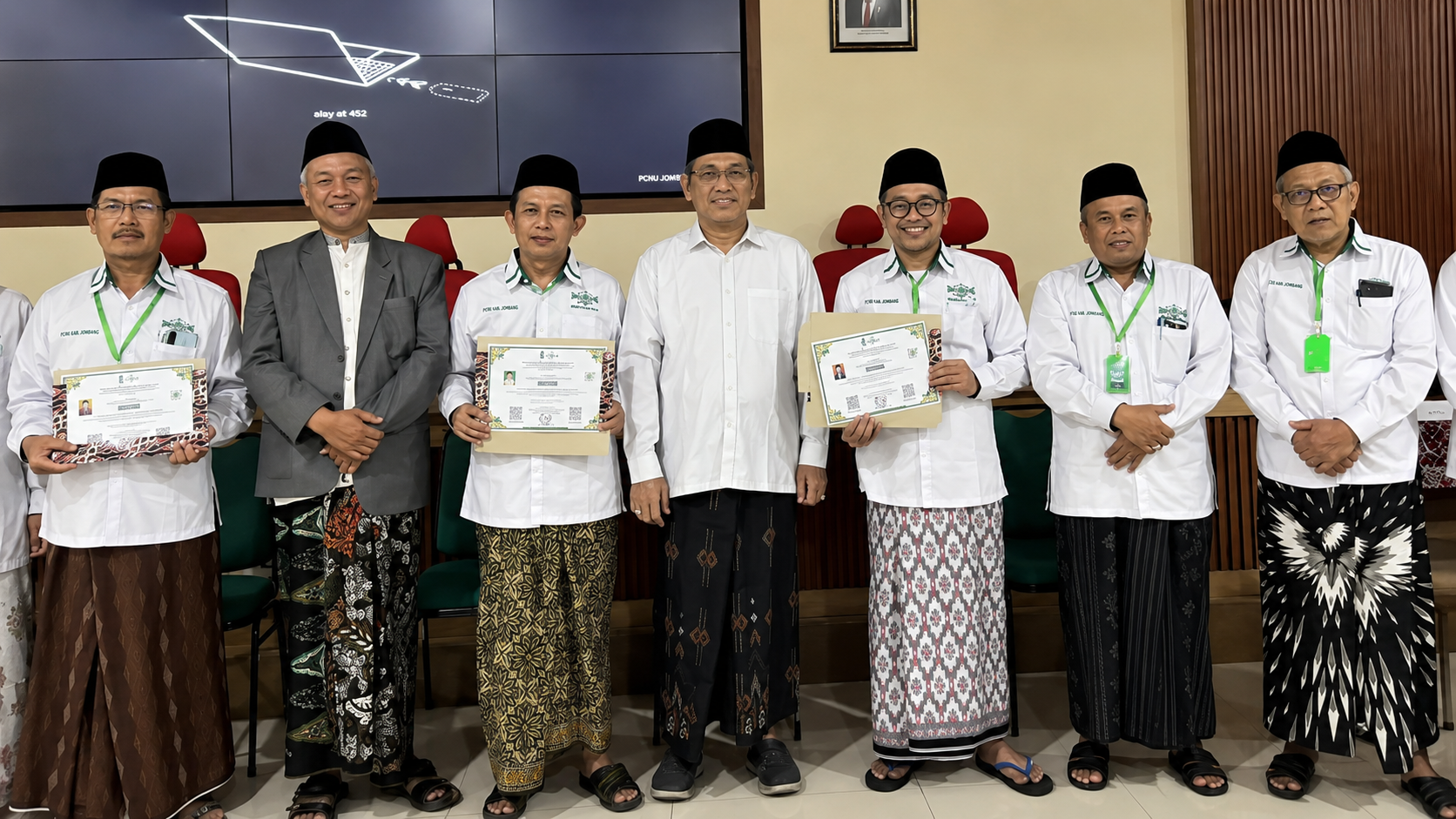 Gus Salam saat menghadiri kegiatan bersama para kiai dan pengurus Nahdlatul Ulama menjelang proses pemilihan Ketua Umum PBNU.