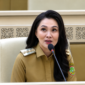 Gubernur Maluku Utara Sherly Tjoanda berbicara dalam rapat Komisi II DPR RI di Jakarta, Selasa (9/6/2026), mengenai tantangan keuangan daerah dalam memenuhi pembayaran gaji PPPK hingga akhir tahun.