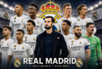 Real Madrid mengumumkan berakhirnya kerja sama dengan Alvaro Arbeloa setelah menjalani lima bulan sebagai pelatih tim utama menyusul evaluasi hasil musim 2025–2026.(sumber Foto : Editan AI)