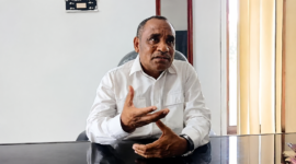 Anggota DPRD Maluku Husein Rumadan meminta pemerintah segera merealisasikan pembangunan Jembatan Wai Bobot di Kabupaten Seram Bagian Timur guna mengatasi persoalan warga yang kerap terisolasi saat banjir.(sumber foto: TribunAmbon.com)
