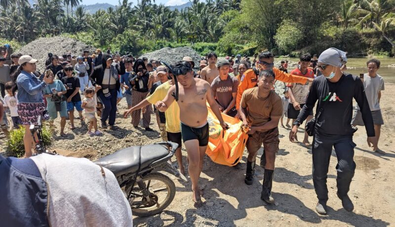 Korban saat berhasil dievakuasi 