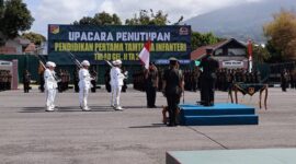 Upacara pelantikan prajurit Tantama gelombang II 2026, Bitung, Sulawesi Utara (foto: istimewa)