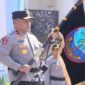 Brigjen Pol Yudo Hermanto saat menerima Pataka Polda Sulawesi Utara (foto: Istimewa)