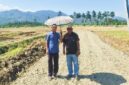 KOLABORASI: Sangadi Desa Ikuna Mulyono Mamonto SH dan Sangadi Dumara Saifudin Djangkarang